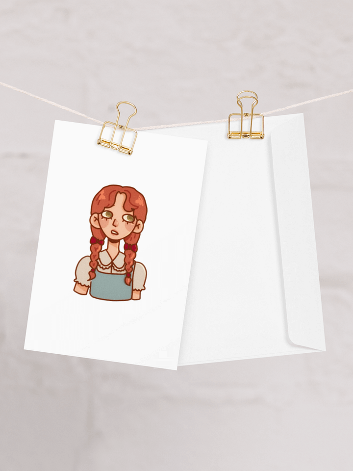 Garden Colours: Braided Belle Greeting Card product image (1)
