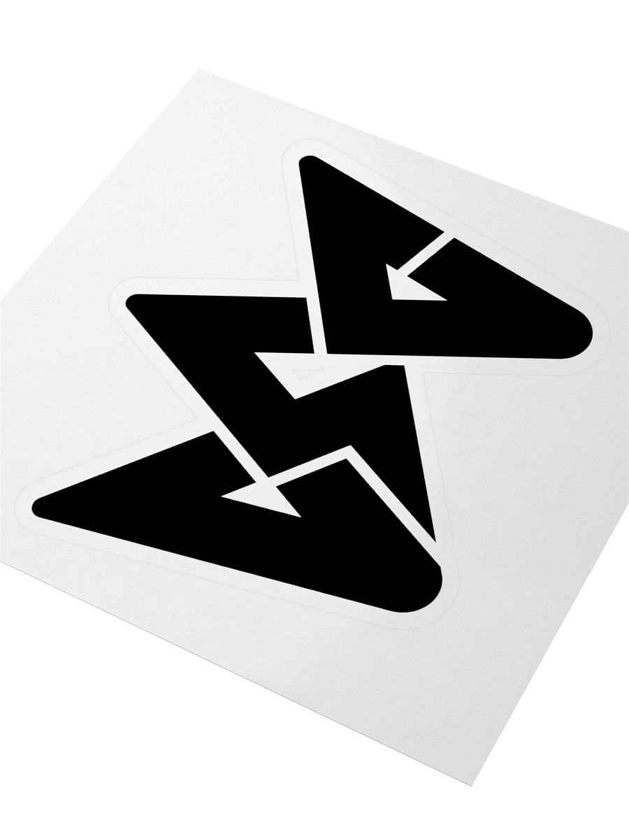 CSG Logo Sticker (4" x 4") - Black product image (3)