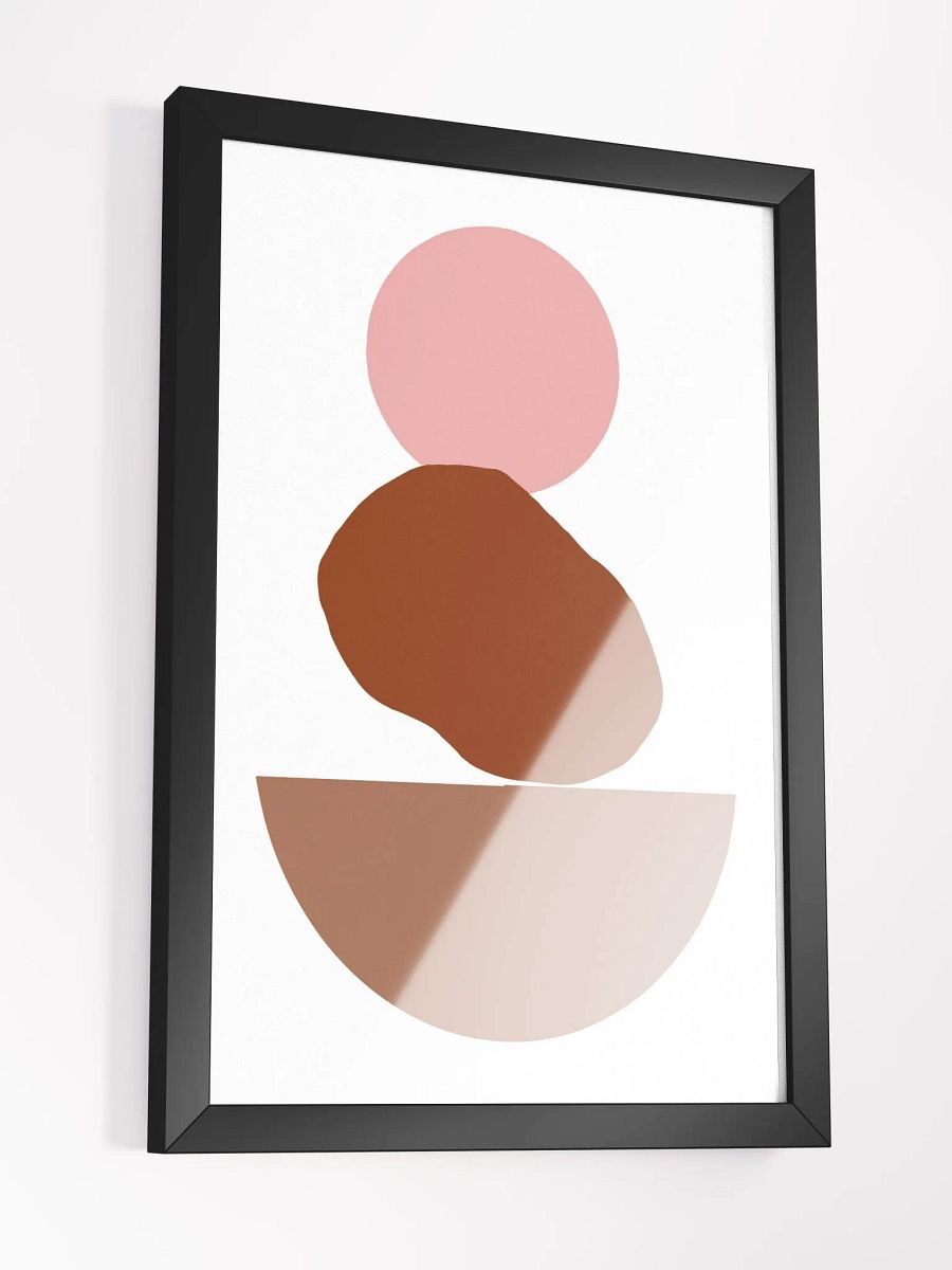 Abstract Geometry Framed Matte Poster product image (16)
