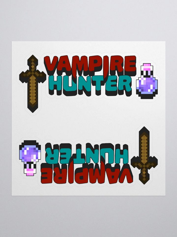 Sticky Stickers (Vampire Hunter) 2-PACK product image (2)