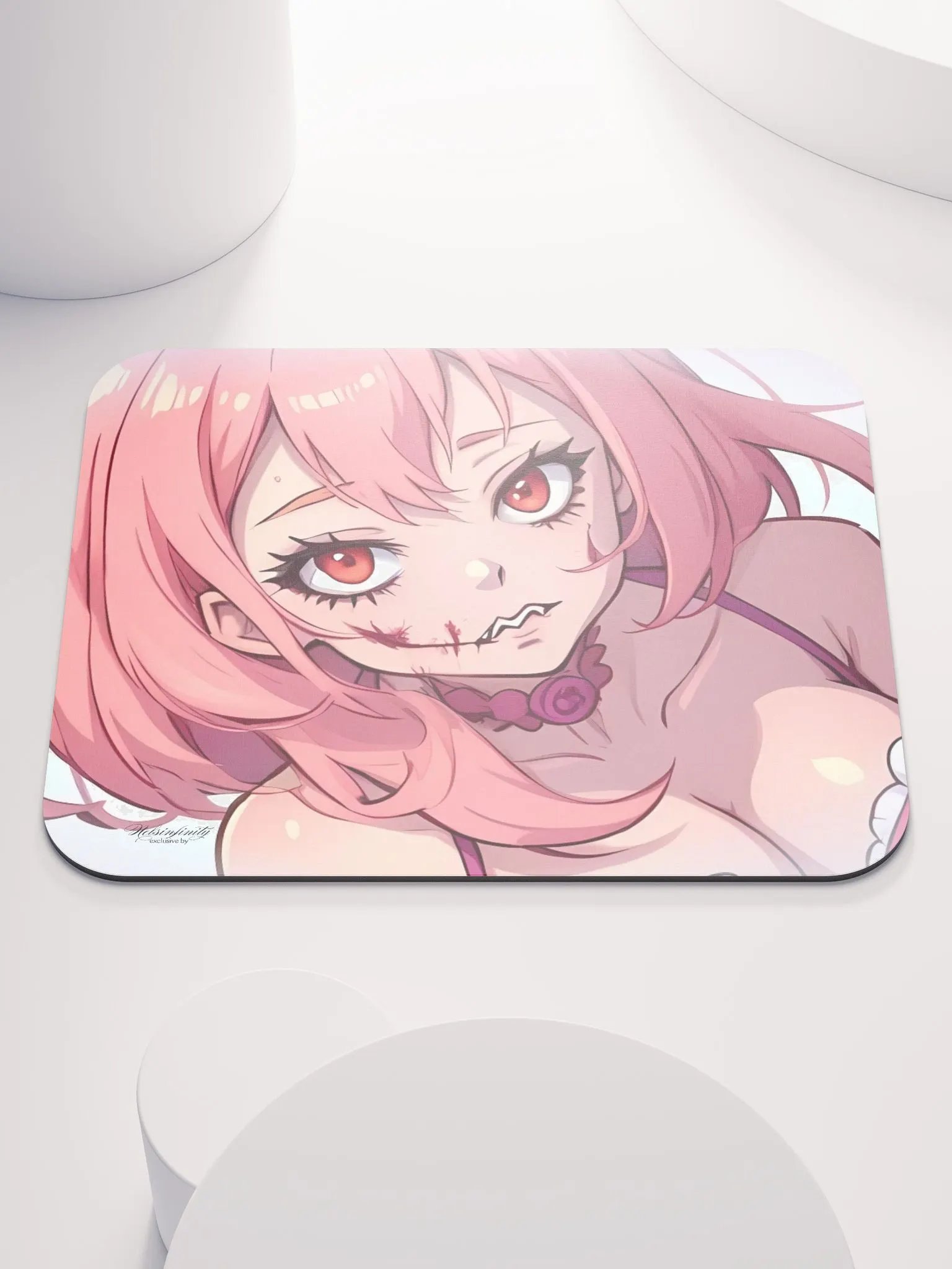 V2 Zombie Anime Expression Mouse Pad product image (1)