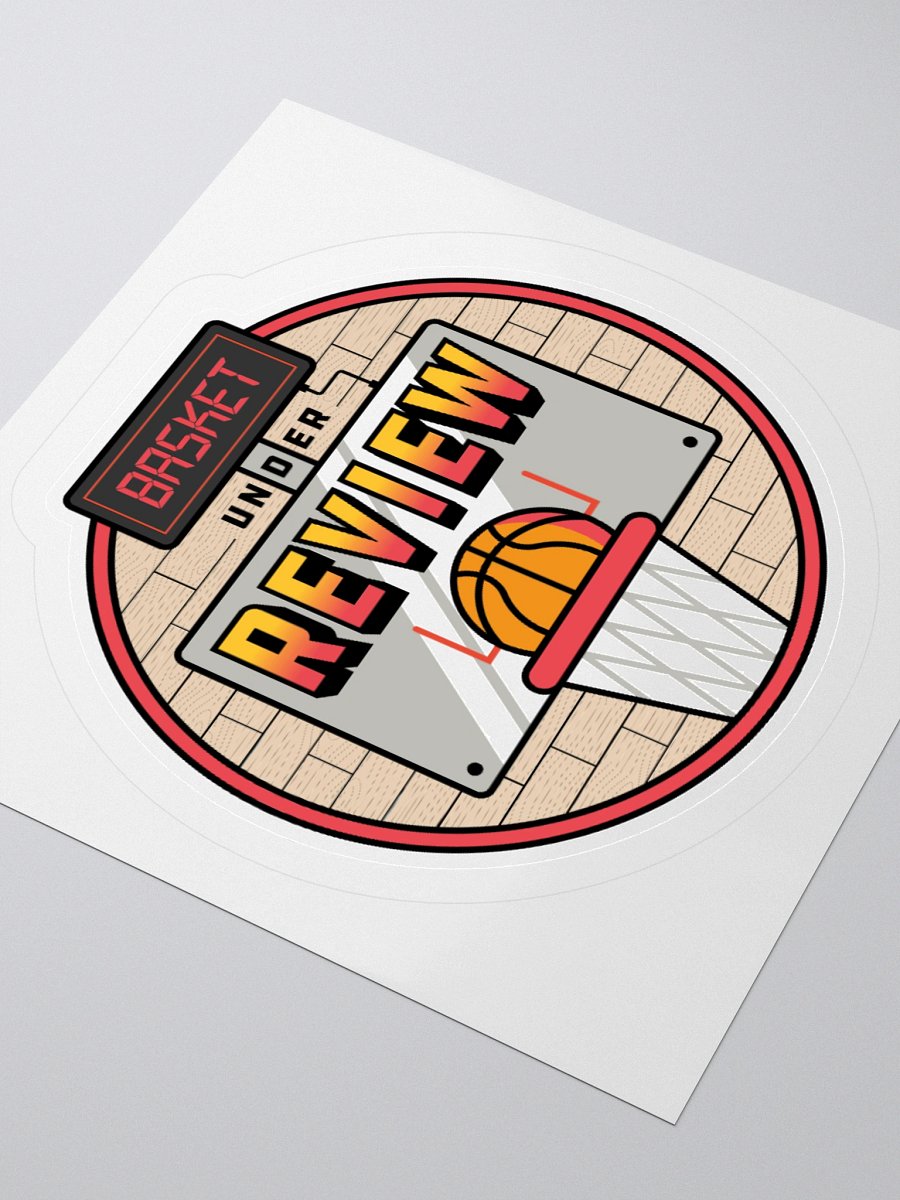 Basket Under Review Sticker product image (3)
