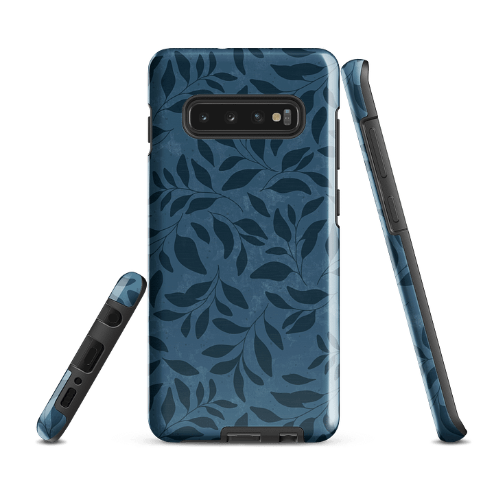 Midnight Foliage Blue Tough Case for Samsung product image (5)