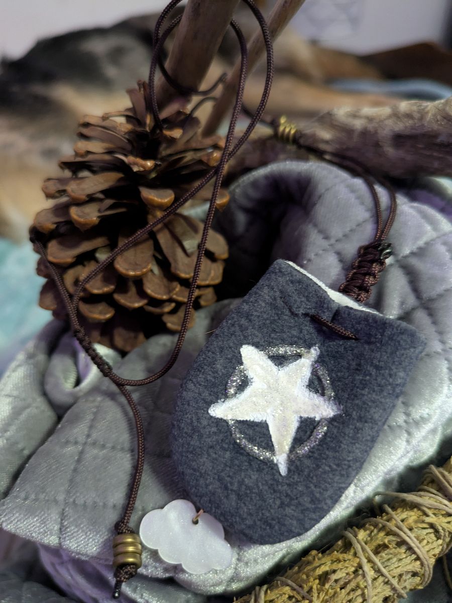 Pentacle Pouch Necklace product image (1)