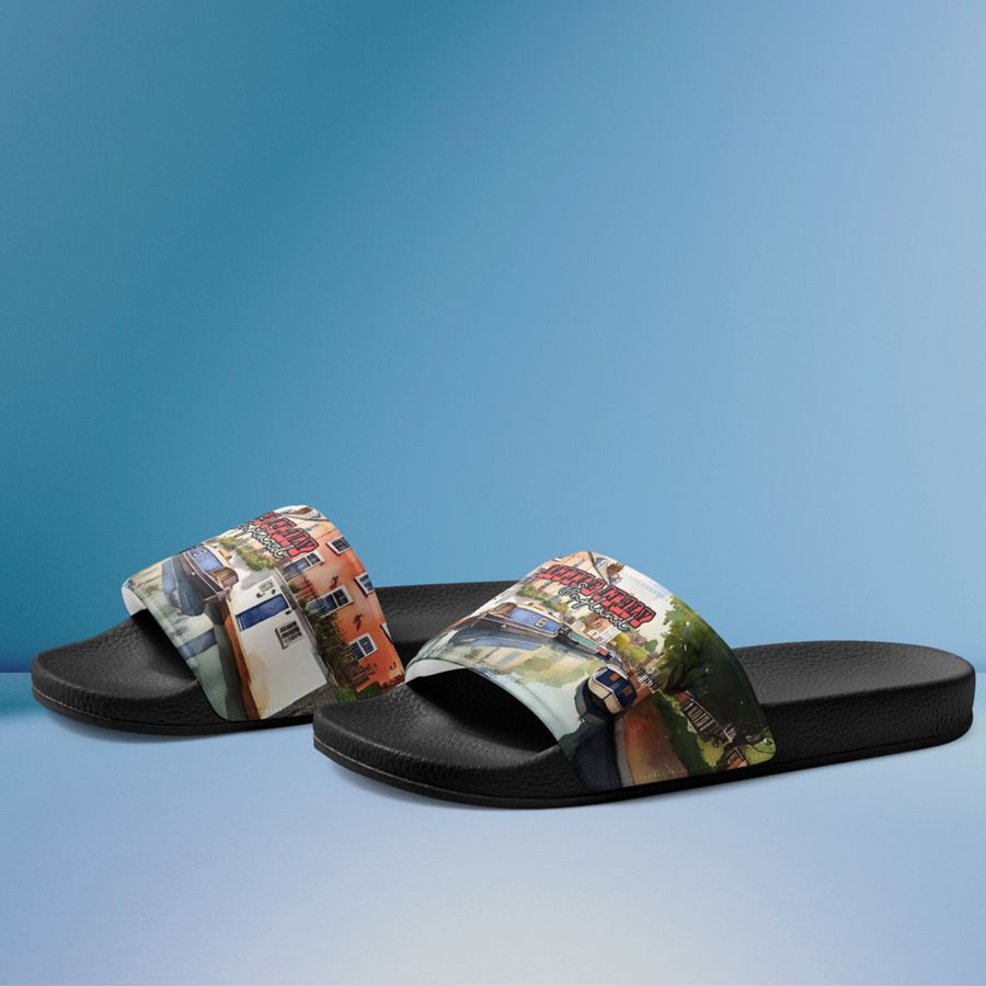 Little Italy - England - All Over Print - Watercolor - Women's Slides product image (7)