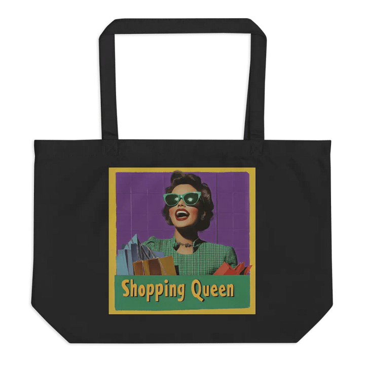 Shopping Queen Retro Tote Bag product image (1)