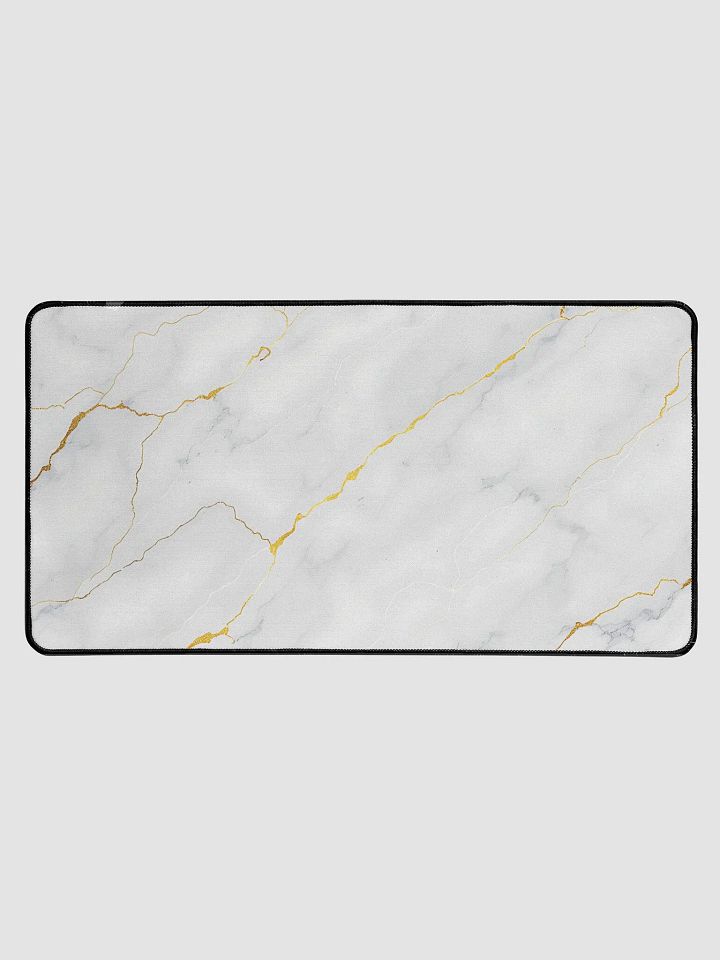 White Gold Marble Desk Mat product image (1)