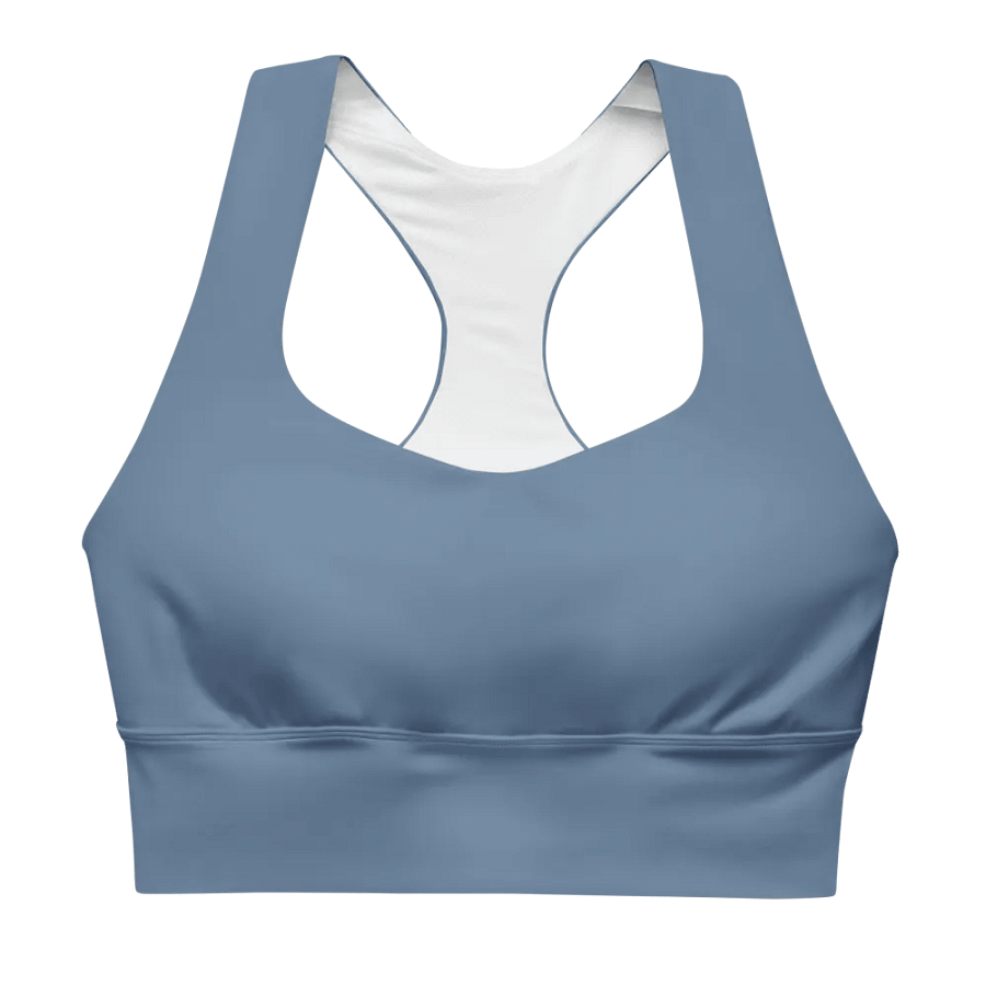 Blue Blossom Matching All-Over Sports Bra product image (1)