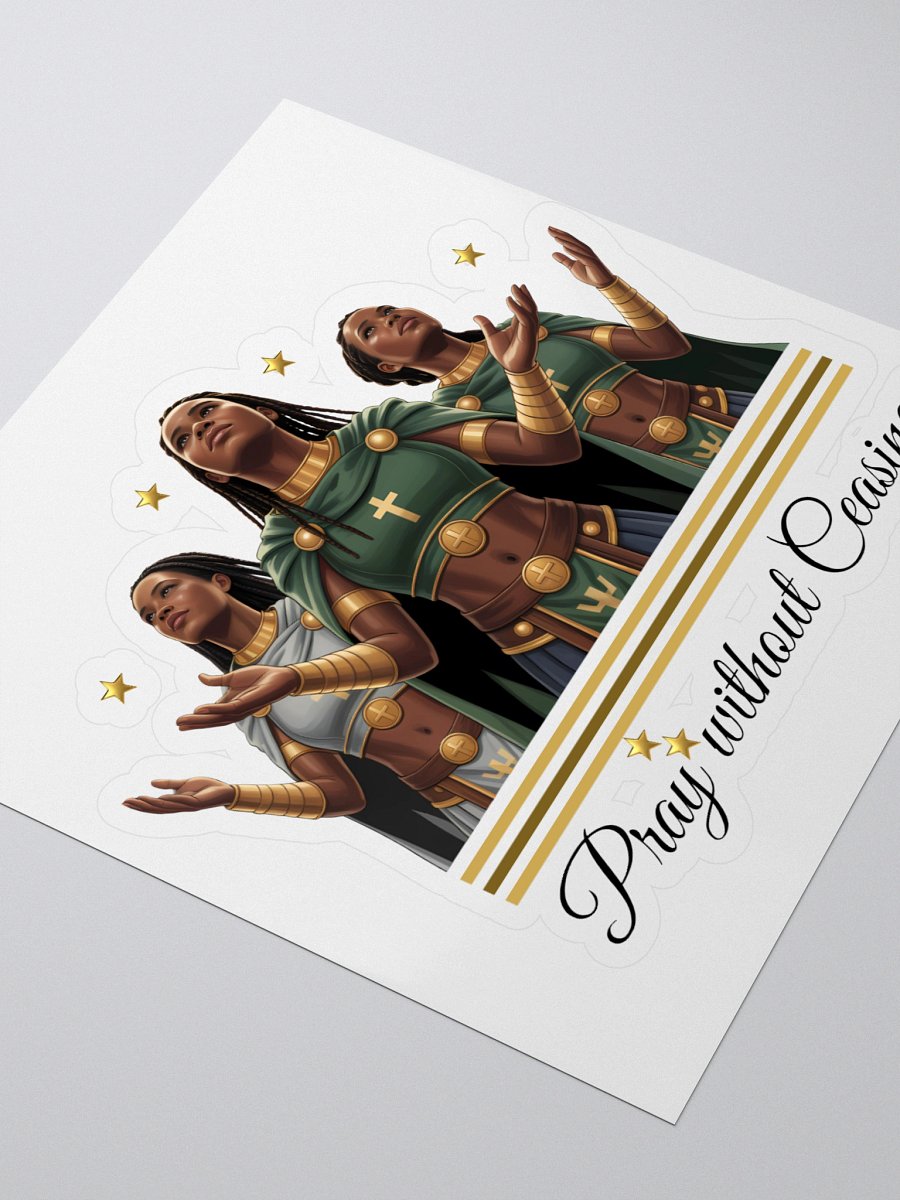 Faithful Warriors Christian Kiss Cut Sticker product image (3)