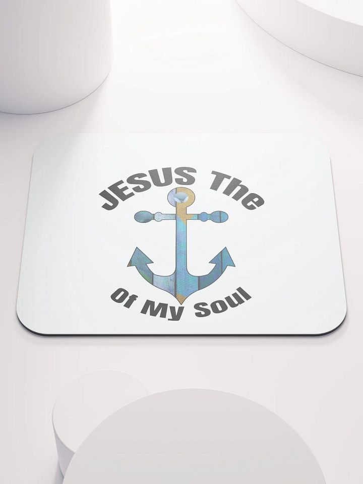 Nautical Luxe Anchor Mouse Pad product image (1)