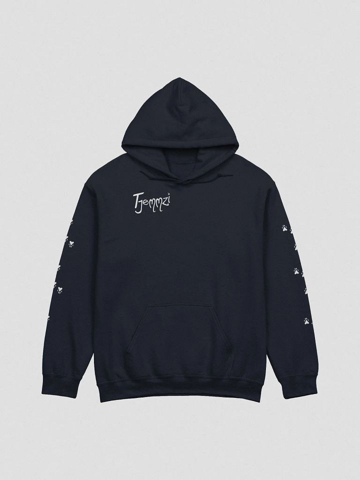 Pawprint Sleeve Classic Hoodie (white detail) product image (5)