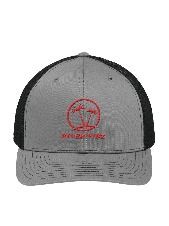 Palm Tree Red River Vibz Trucker Hat product image (1)