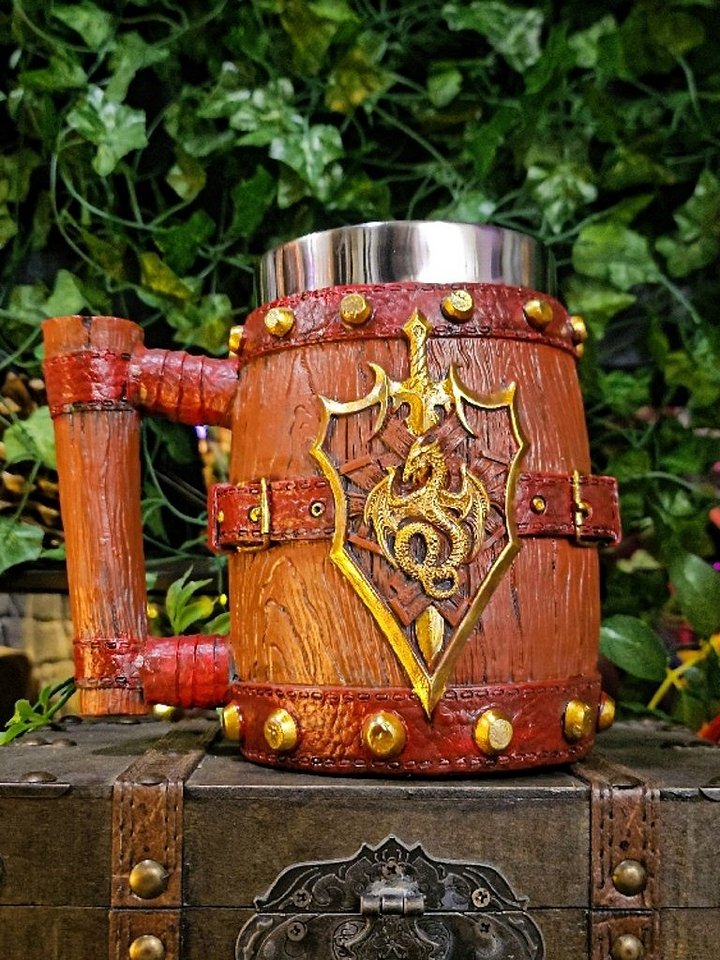 The Armored Kingdom Blazing Dragon Sigil Guard Mug product image (1)
