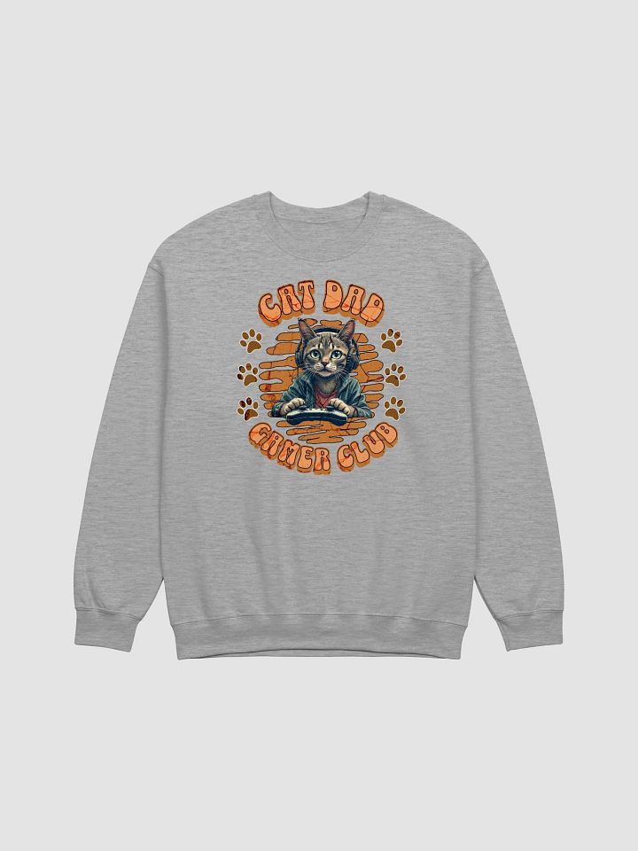 Cat Dad Gamer Club Sweatshirt product image (21)