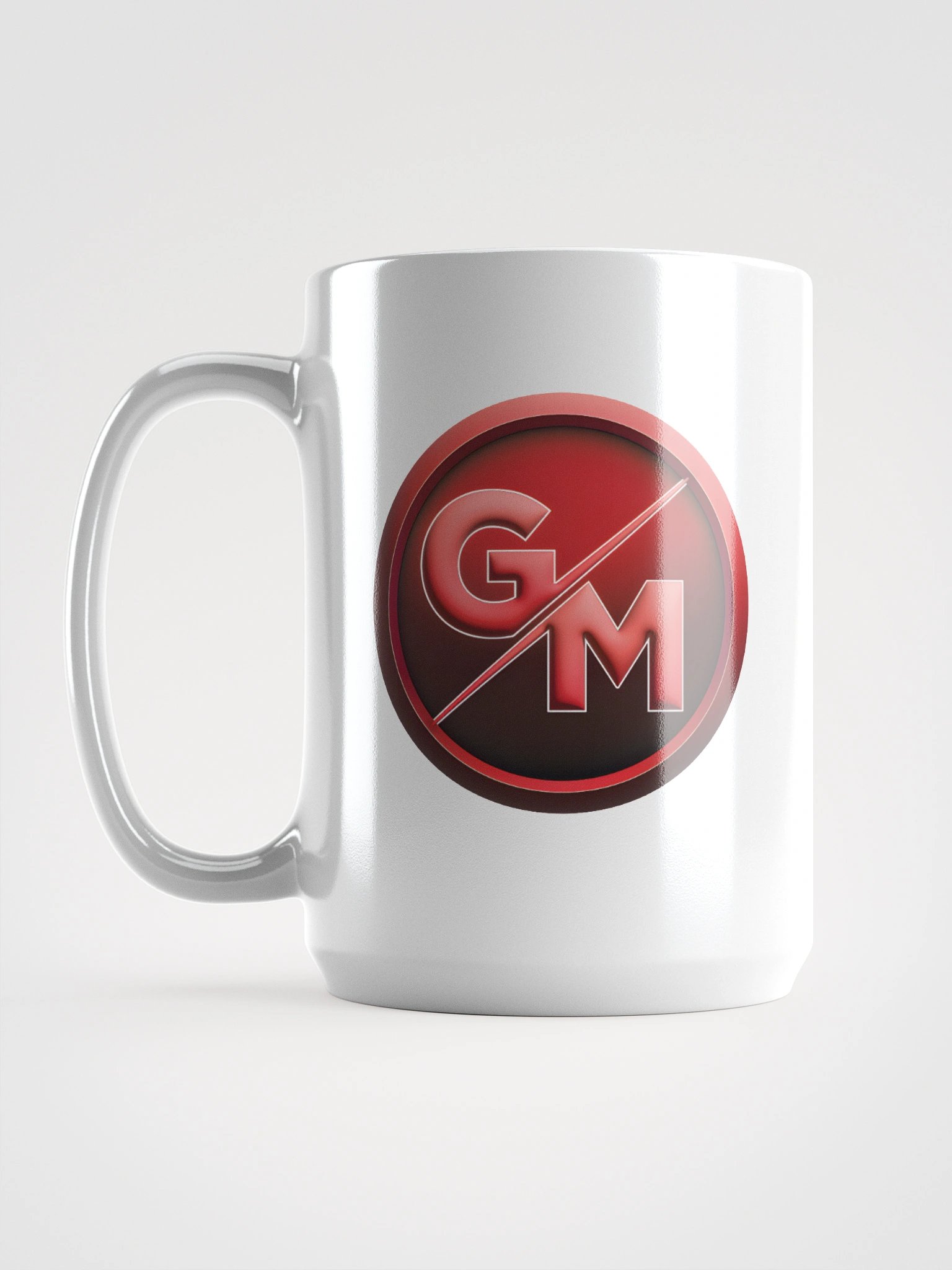 Grumblings Media Logo White Glossy Mug product image (1)