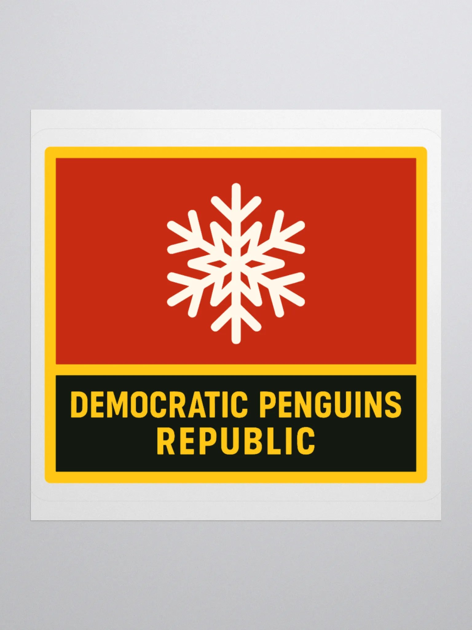 Sticker of the Democratic Penguins Republic III product image (1)