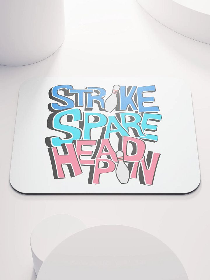 Strike Spare Headpin Bowling Bonanza Mouse Pad product image (2)