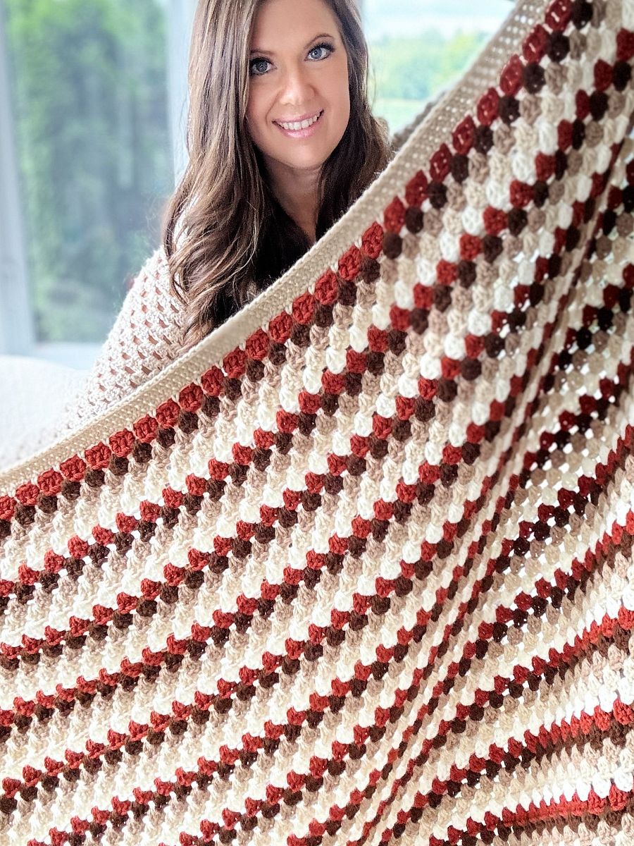 Fall For Granny Blanket Crochet Pattern product image (7)