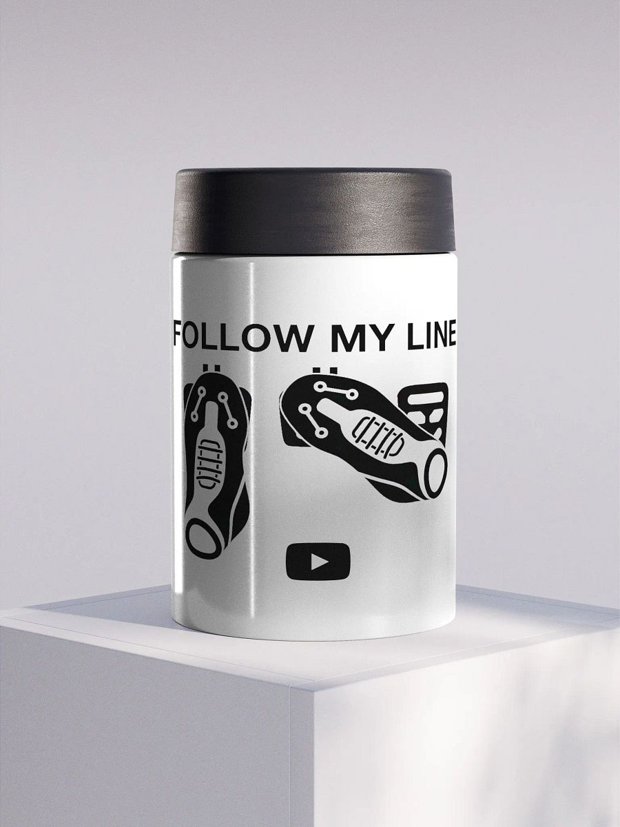 Follow My Line Stainless Steel Koozie product image (1)