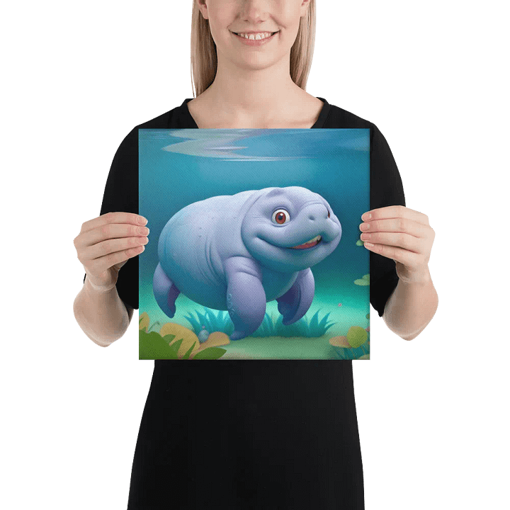 Endangered Species - Mexico - Manatee Canvas Art product image (2)