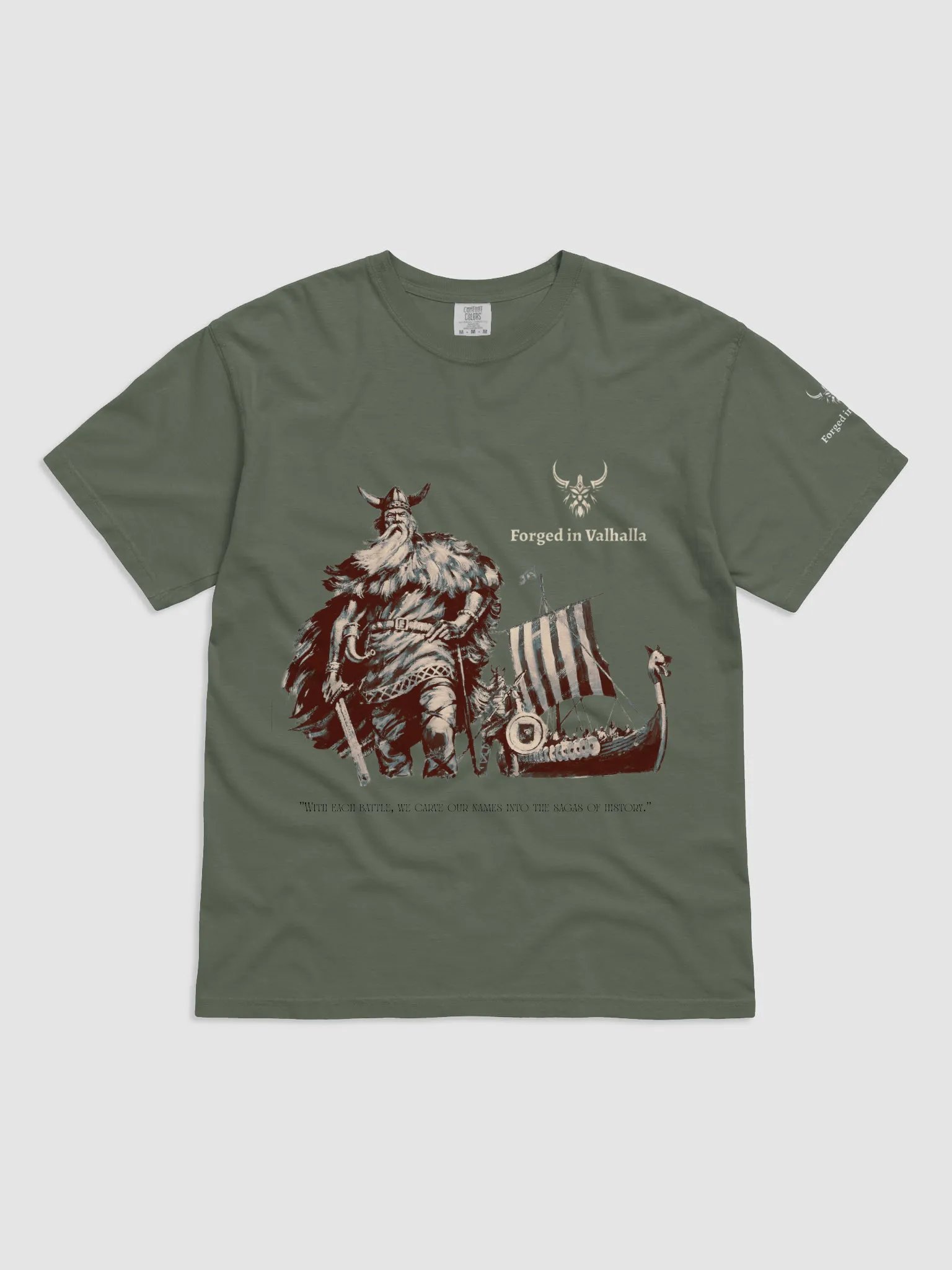 Forged In Valhalla: The Vikings T-Shirt product image (2)
