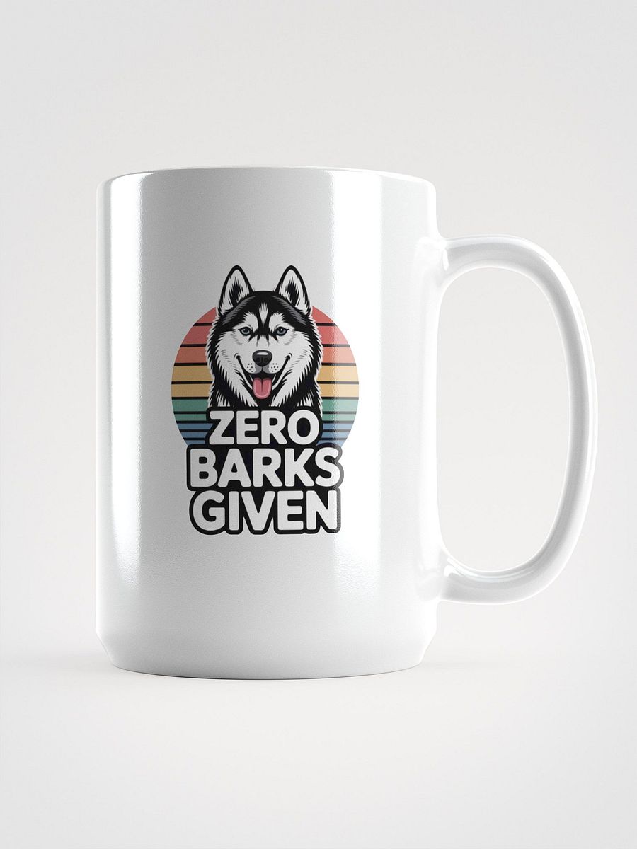 Zero Barks Given - Husky Dog Mug product image (1)