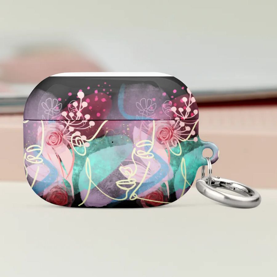 Floral Whirlwind AirPods® Case for the ladies girls teens who love music product image (47)