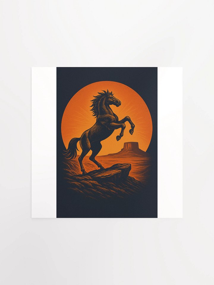 WILD HORSE IN SUNSET product image (4)