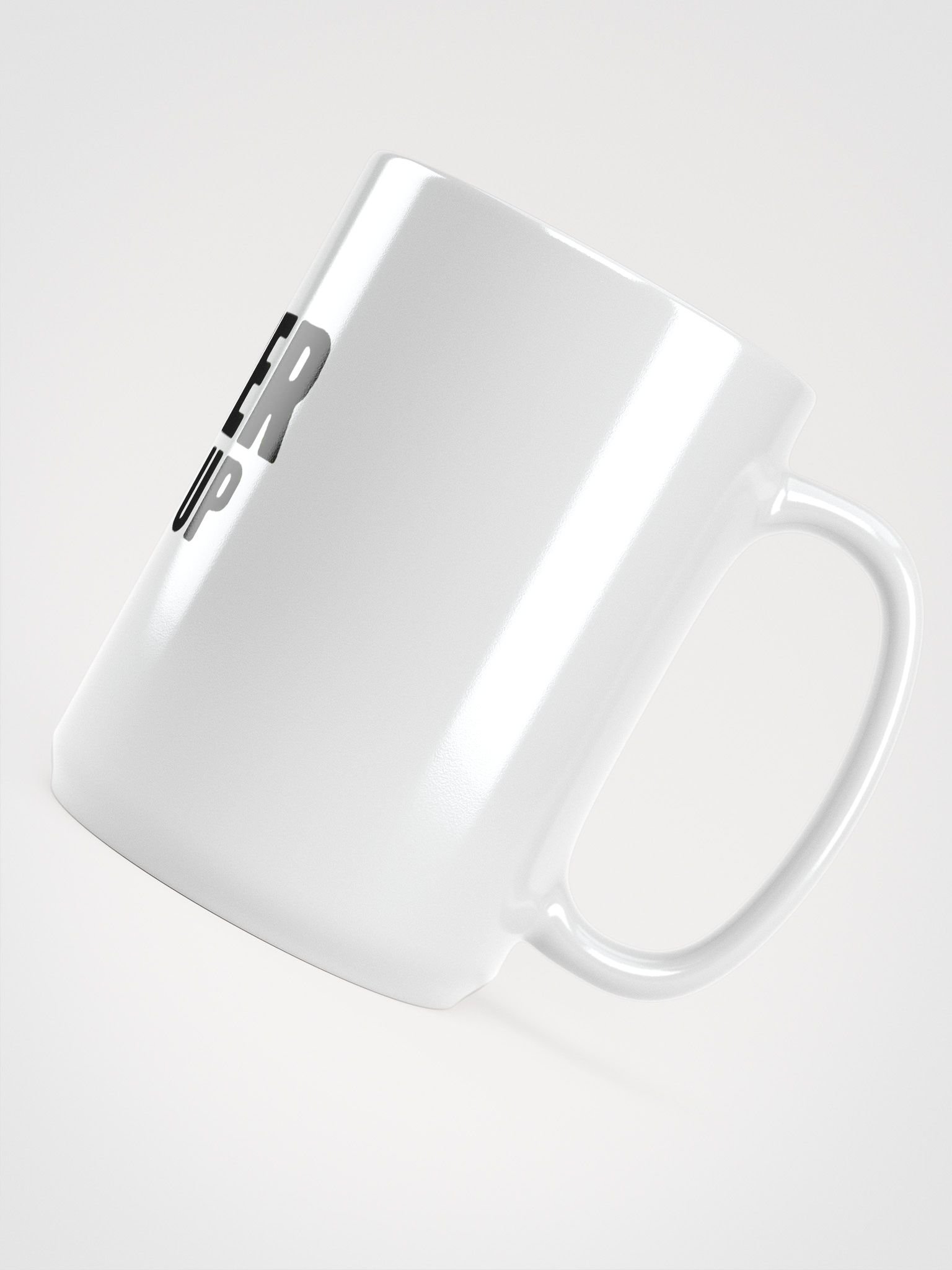Never Give Up - White Glossy Mug product image (4)