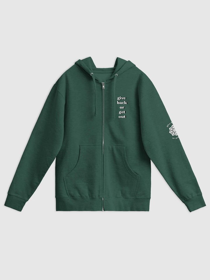 Walking Gardens zip hoodie 2 product image (1)