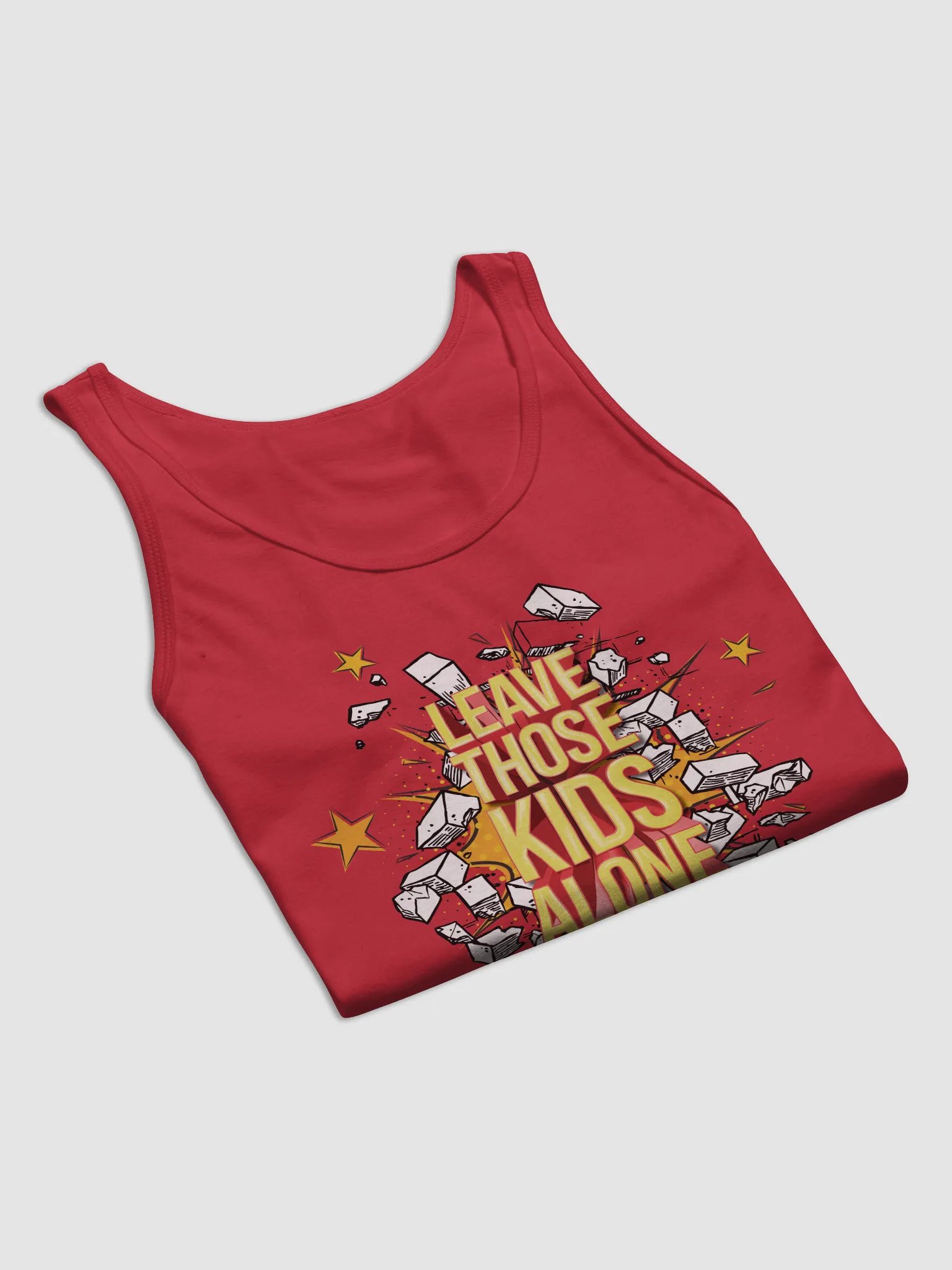 Exploding Bricks Logo Tank Top (Bella+Canvas Jersey Tank Top) product image (5)