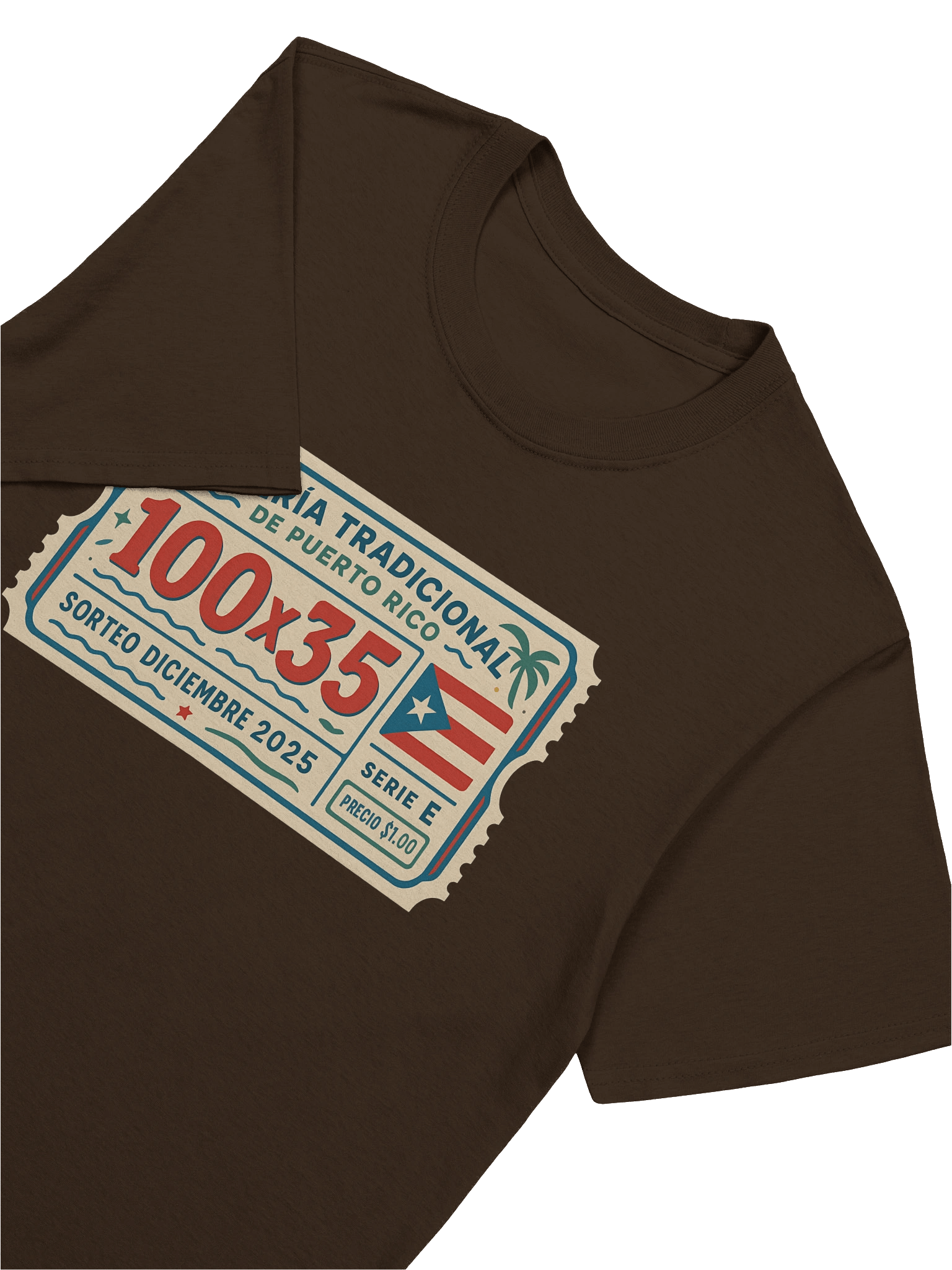 100x35 Boleto de Lotería T-Shirt product image (4)
