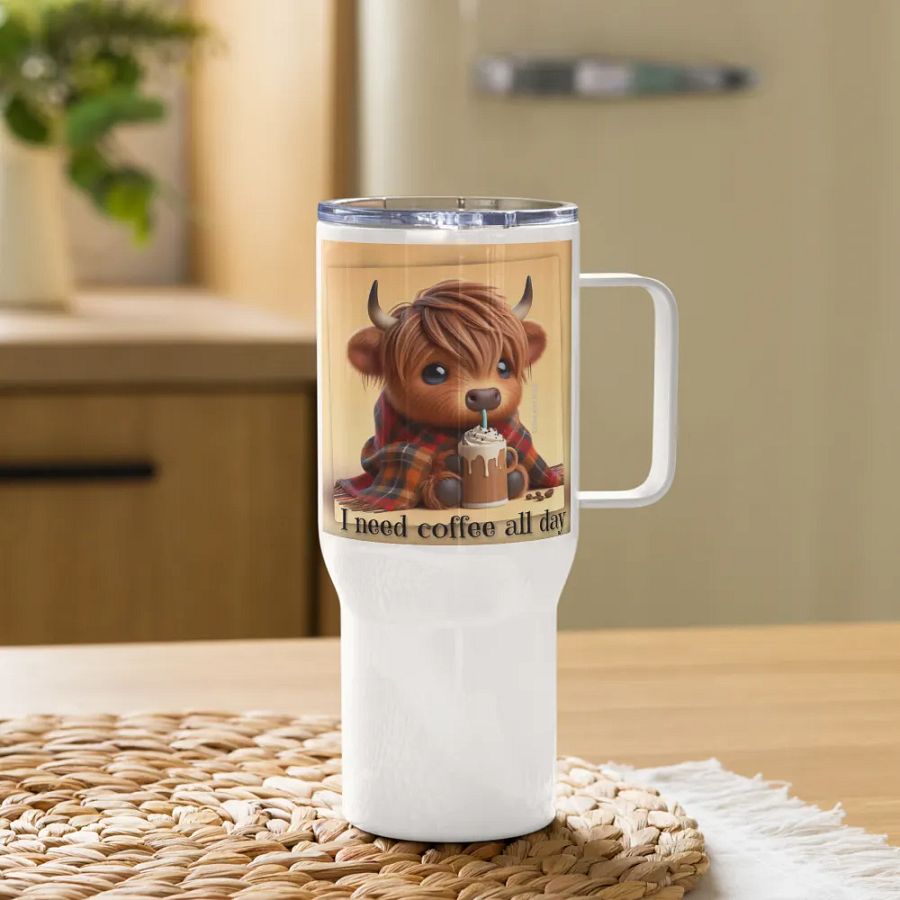 Coffee Cow Travel Mug product image (11)