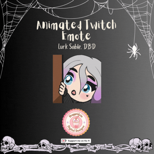 Animated Sable Lurk, DBD Emote product image (1)