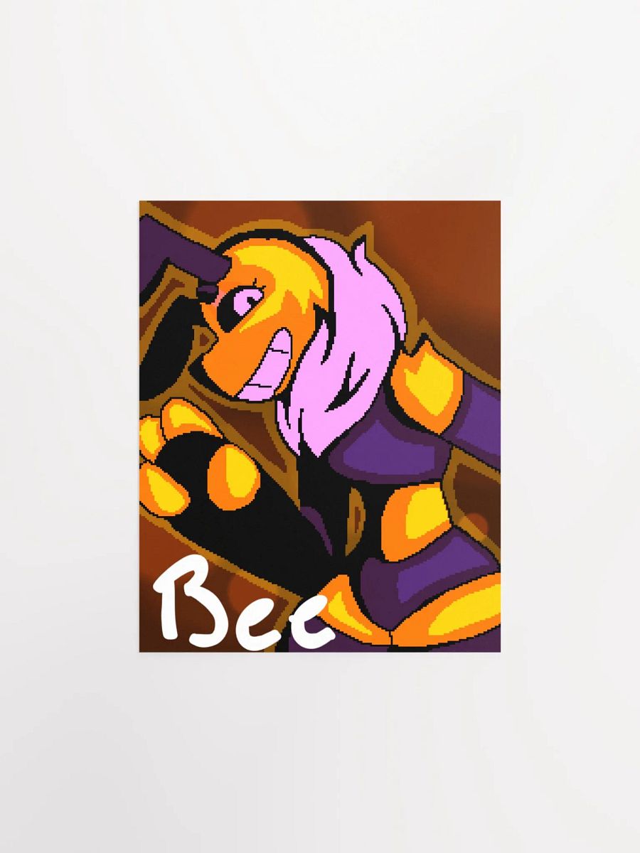 bee portrait paper poster product image (2)