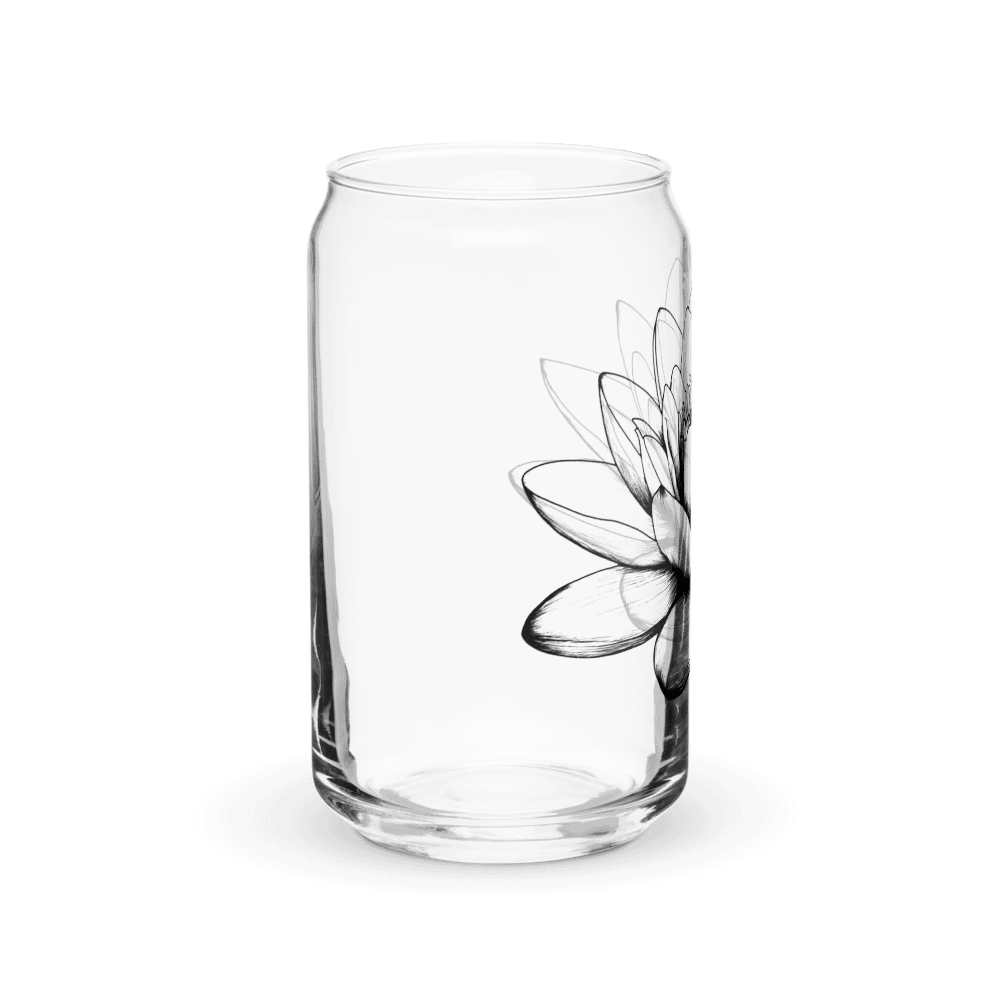 Water Lily Can-Shaped Glassware product image (10)