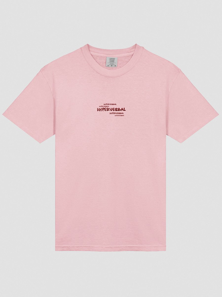 HYPERVERBAL bubble (maroon) garment dyed tee product image (3)