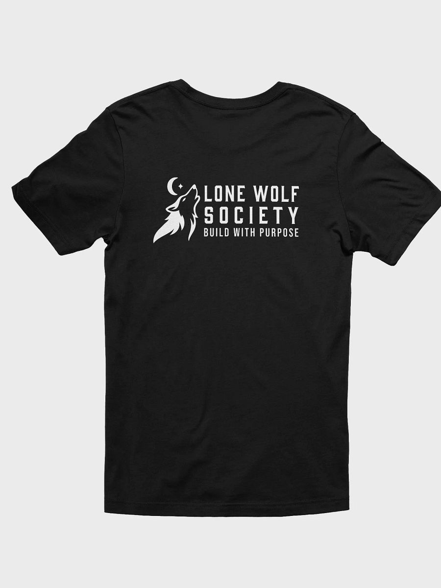 Lone Wolf Society Black T-shirt product image (7)