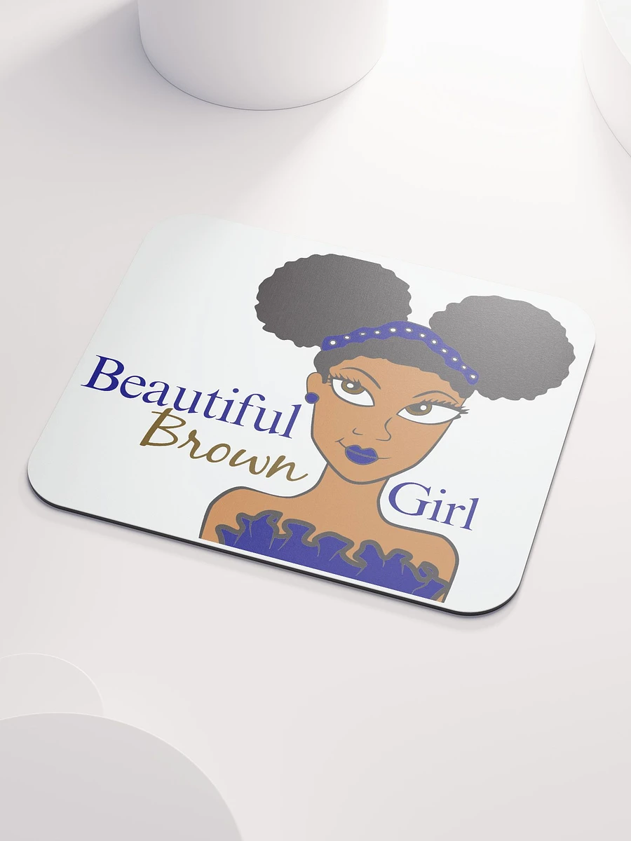 Beautiful Brown Girl Mouse Pad product image (3)
