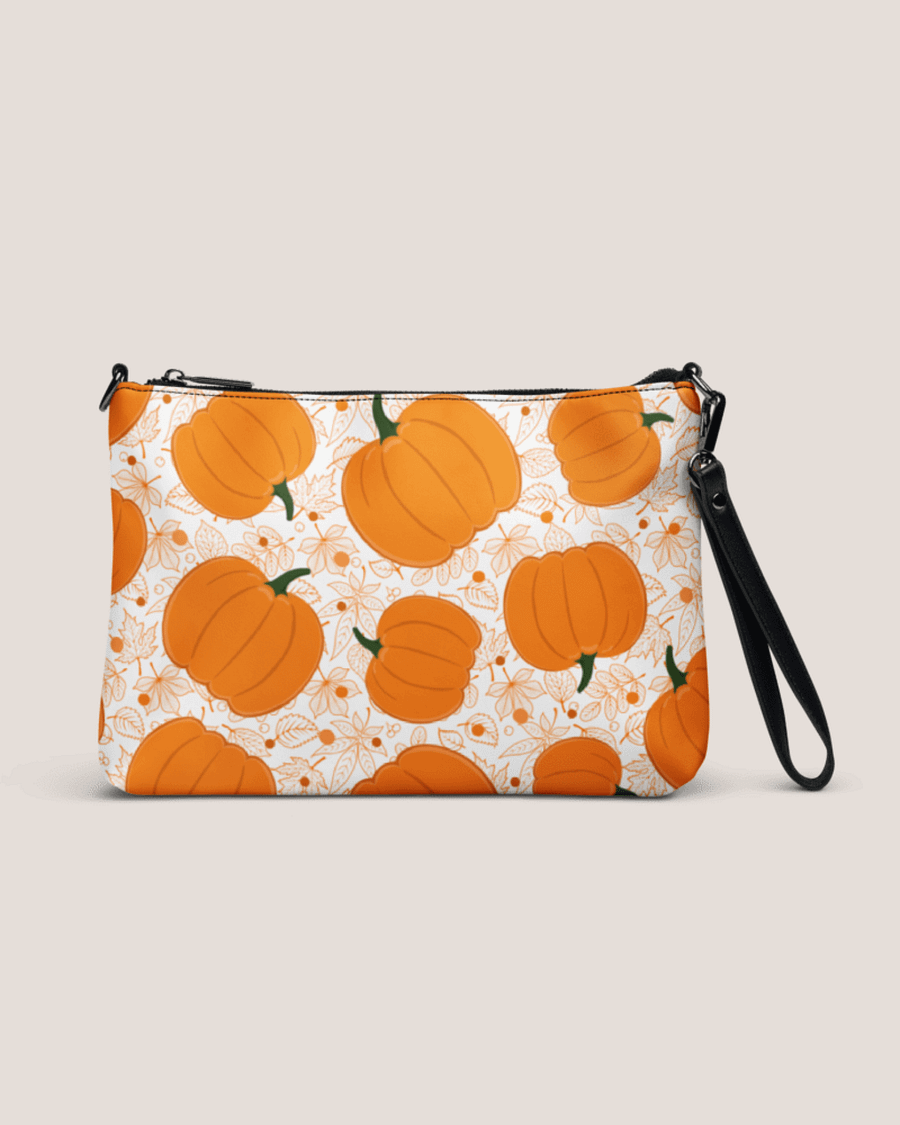 Chic Pumpkin Pattern Fall Crossbody Bag | Autumn Accessories
