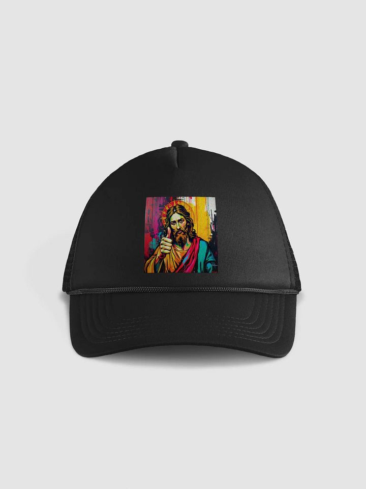 Jesus says it's ok to smoke grass but crack is whack! Hat product image (1)