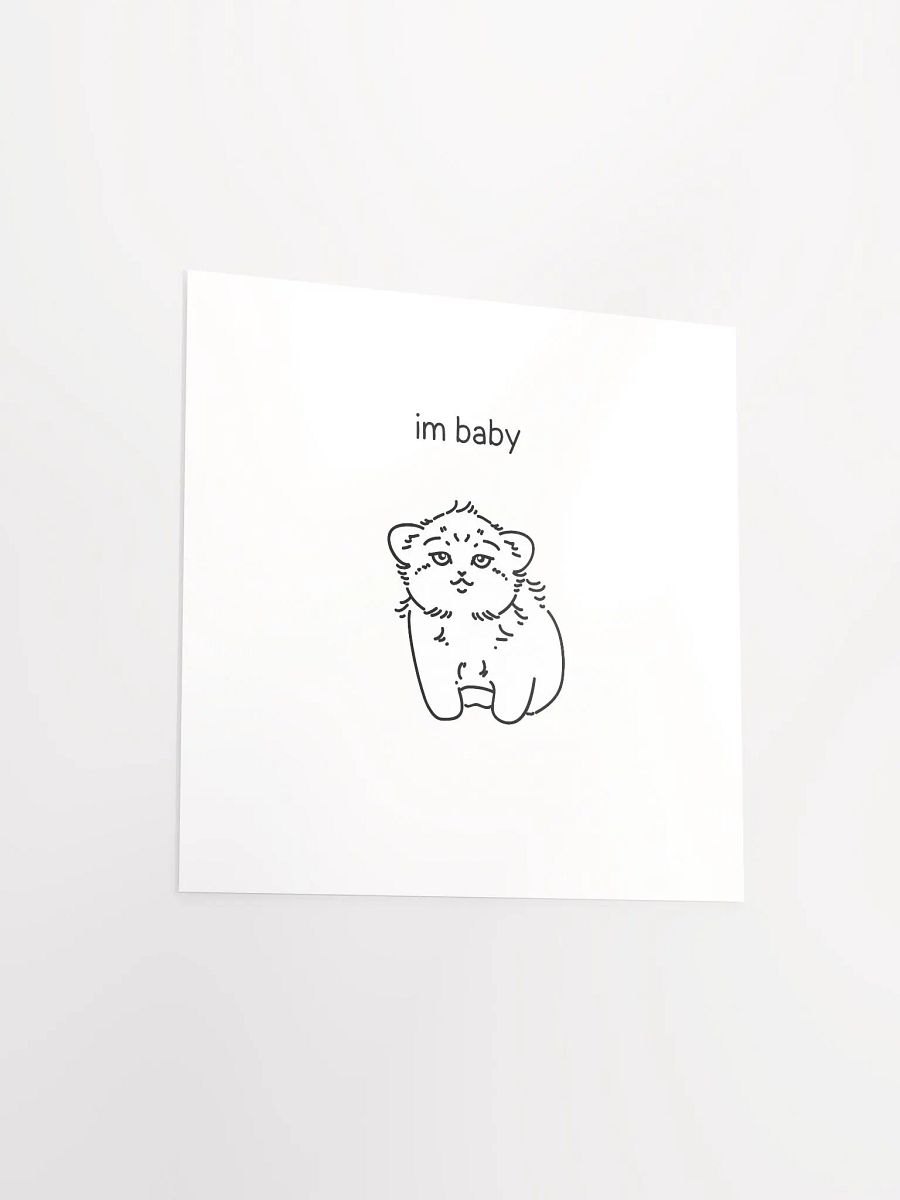 I'm Baby Manul - Matte Poster product image (3)