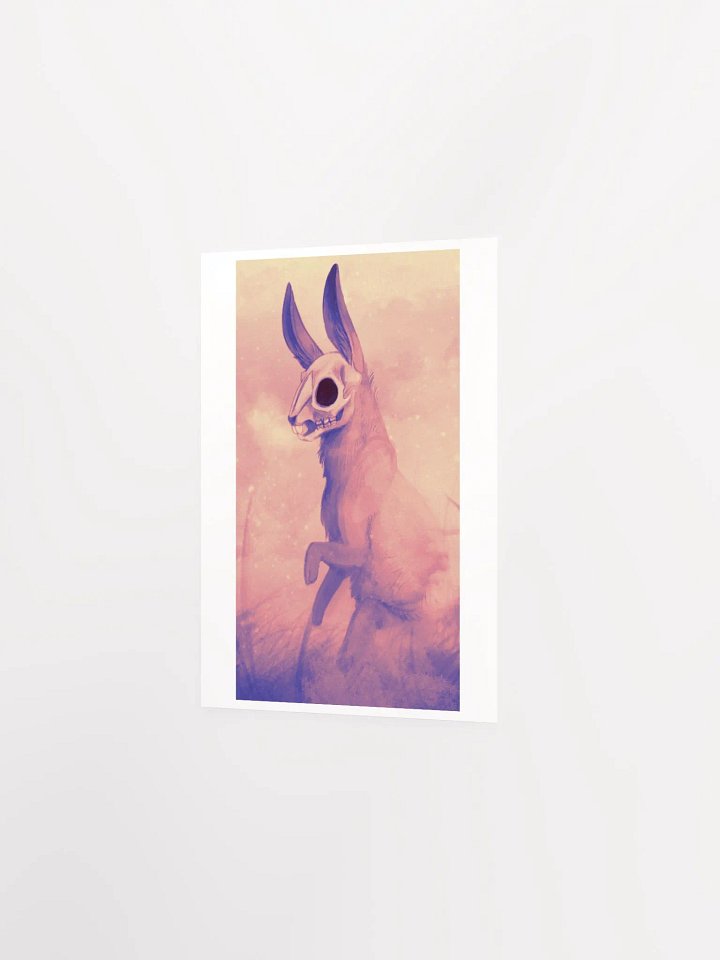 Skull Rabbit Print product image (2)