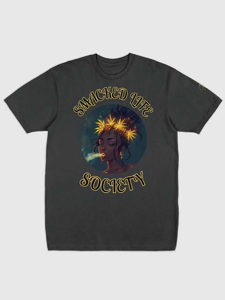 Smacked Aura Stoner T-Shirt - High Vibe Weed Shirt, 420 Apparel, Cannabis Lover Gift, Smoked Out Streetwear product image (3)