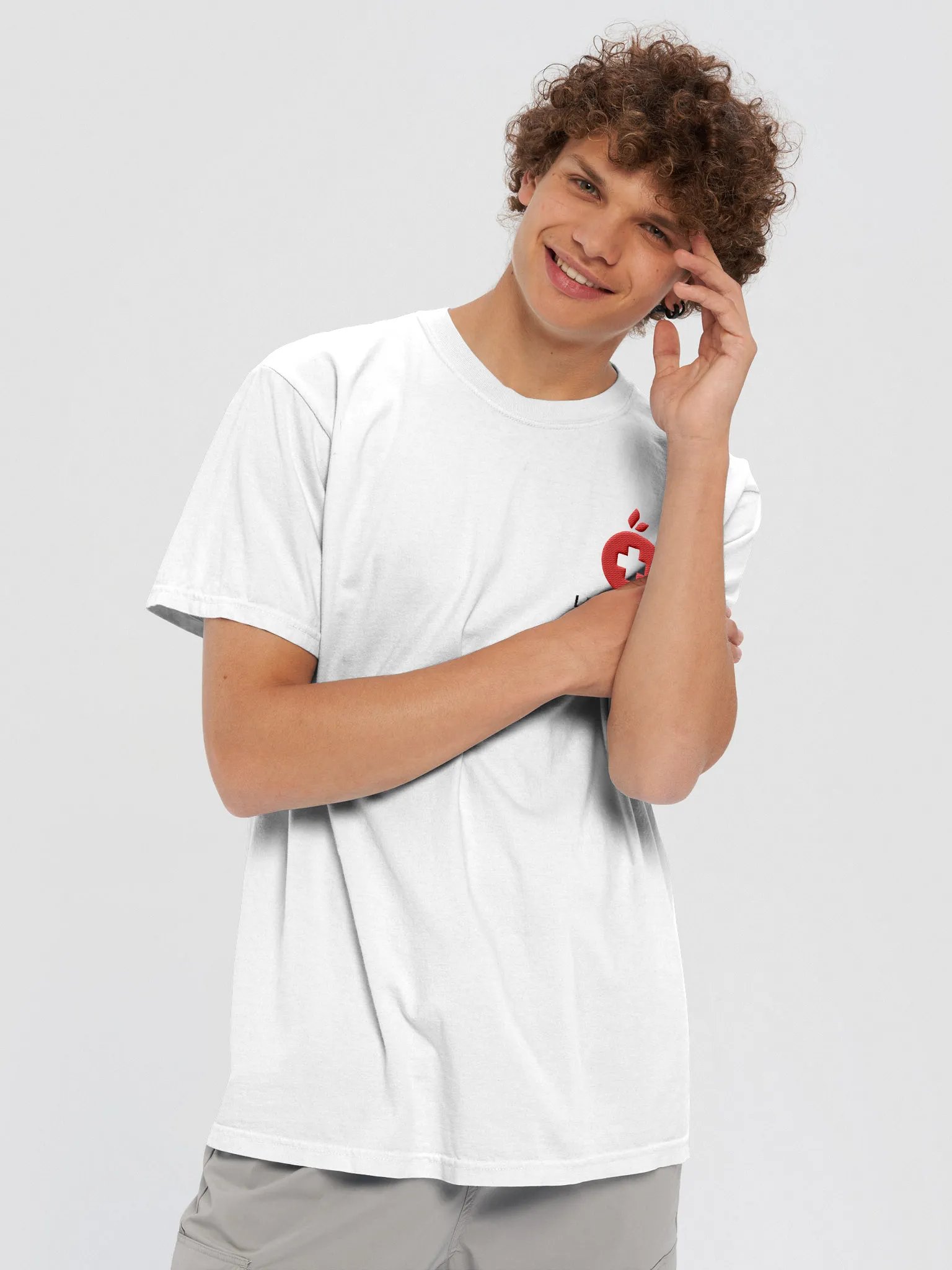 Leftovers Embroidered Logo T-Shirt (White) product image (5)