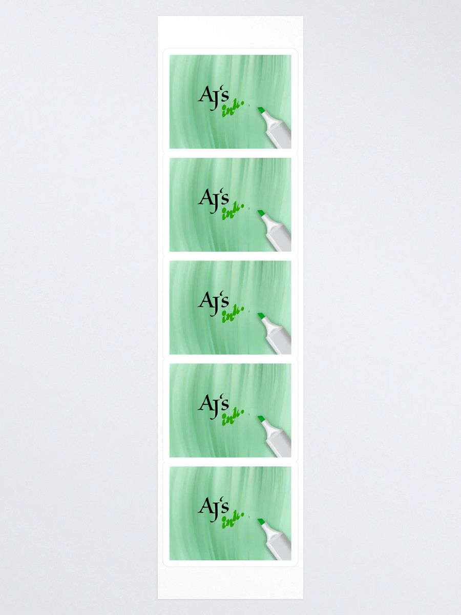 AJ's Ink Kiss Cut Stickers (Set of 5) product image (3)