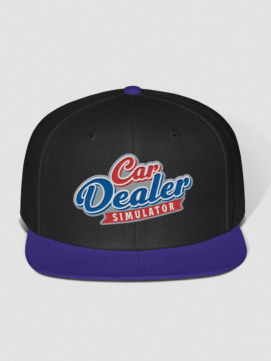 Car Dealer Simulator bubble logo Snapback Cap product image (17)