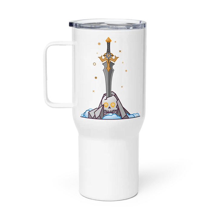 Sword in the Skull - Argent Variation - Tumbler w/Handle product image (1)