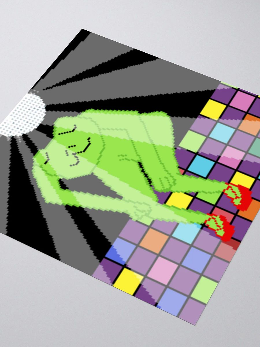 Frog disco sticker product image (3)