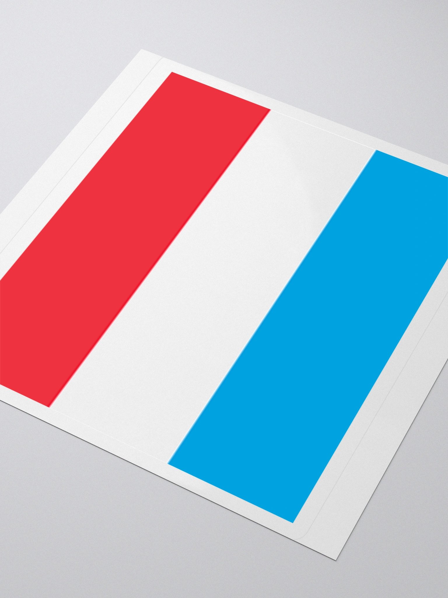 Luxembourg Flag Sticker | Red White Blue Design | Durable Vinyl | 3 Sizes product image (7)